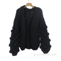 Sweater Cardigan άνετο χαλαρό πλεκτό πουλόβερ